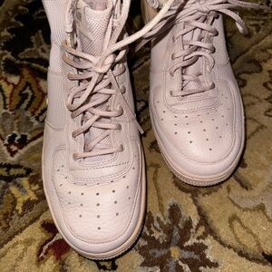 Nike SF Air Force 1 Mid Slit Pink Dust Shoes 7Y